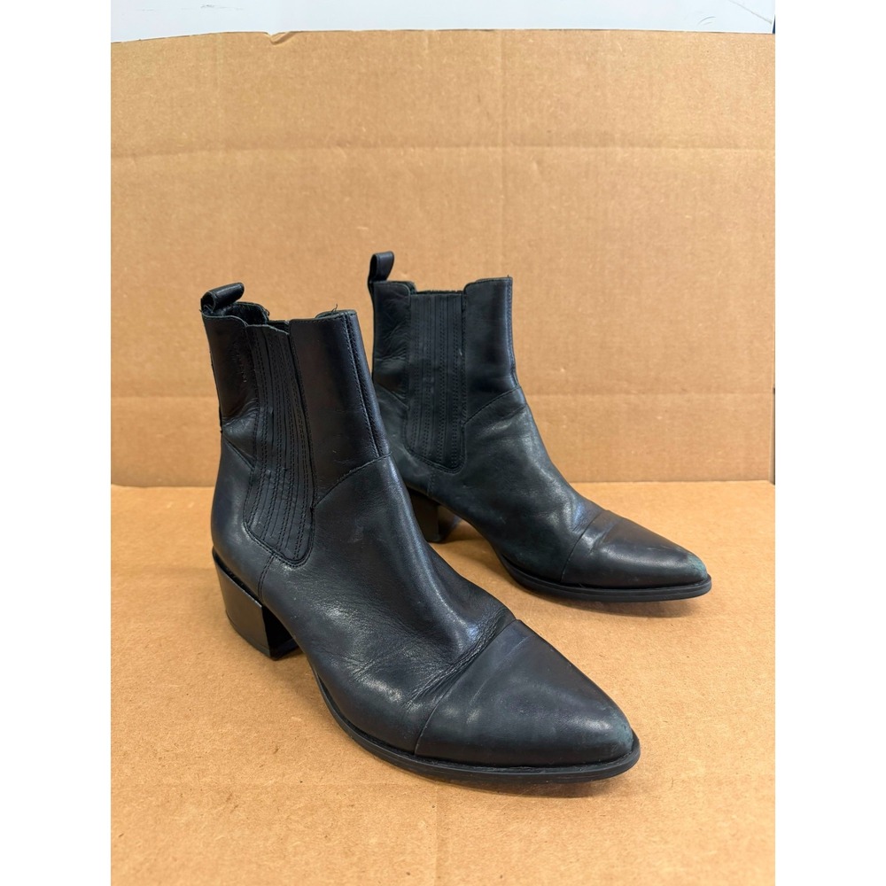 Vagabond Shoemakers Marja Leather Chelsea Boots Black Womens Size 8 US